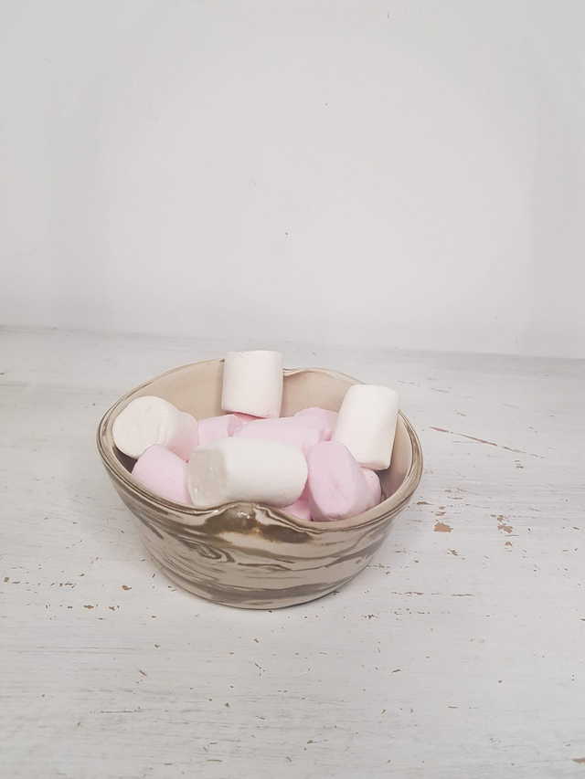 Bol à ramen terre mêlée collection "Mange moi" 