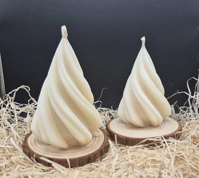 Bougie Duo de sapins 