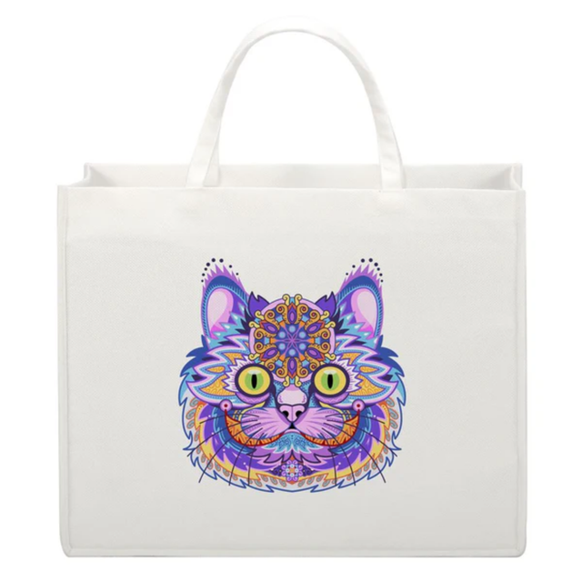 Linen tote bag