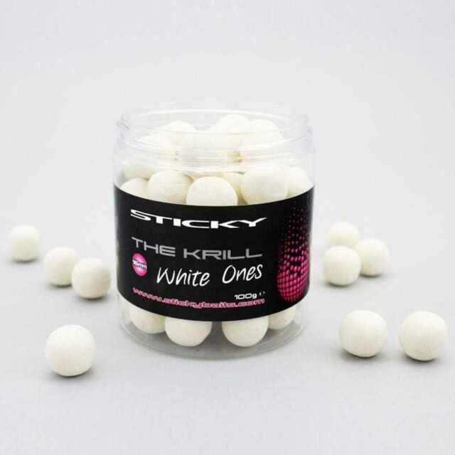 Sticky Baits The Krill White Ones Pop Ups 16mm