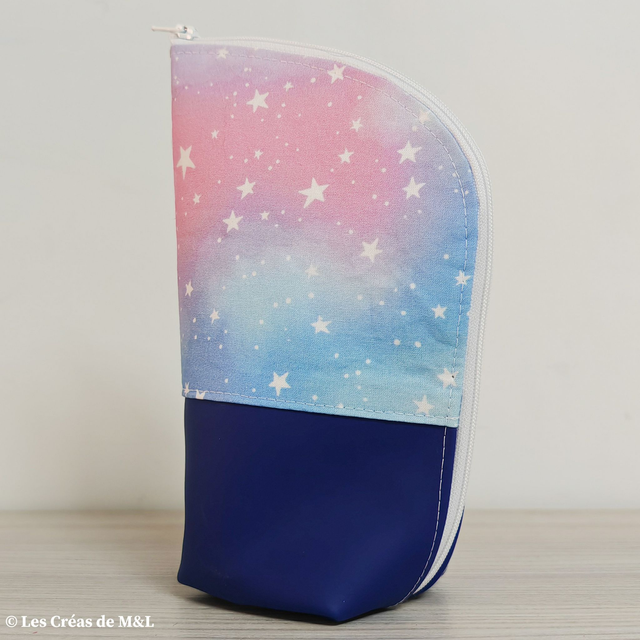 La Trousse Pot à Crayon Arc étoiles / Bleu