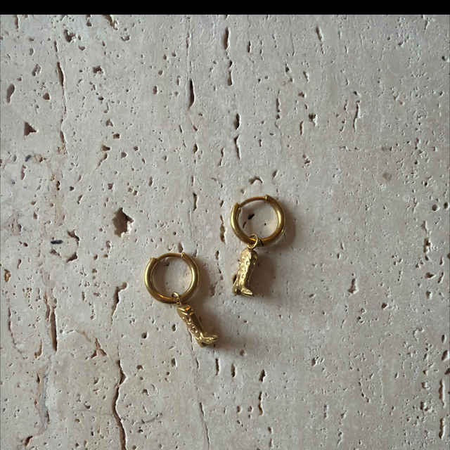 Oorbellen cowboylaarzen 