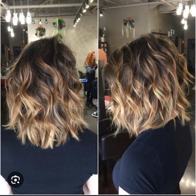 Balayage mi-long