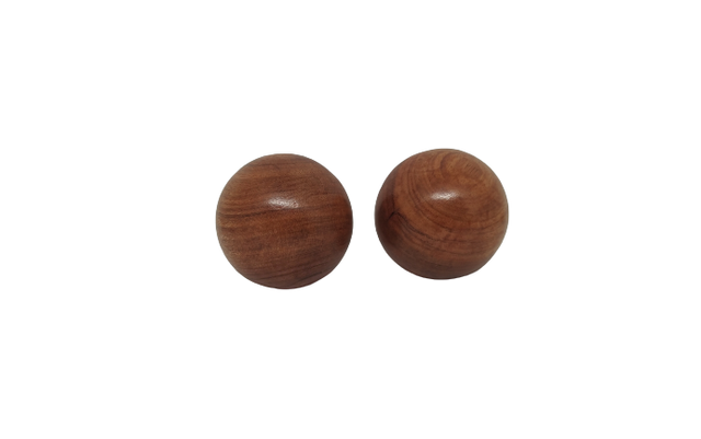 Boules de Qi gong en bois diamètre 5 cm