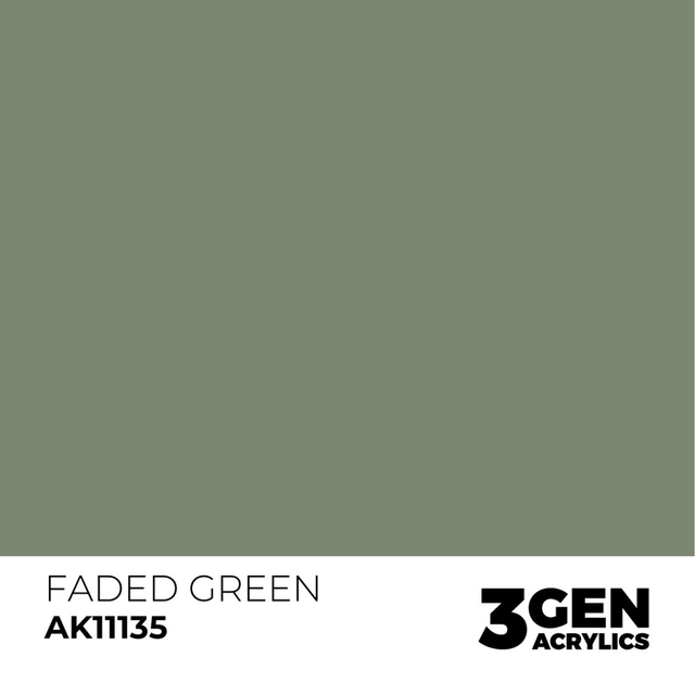 3rd Gen. Acrylics 135 Faded Green