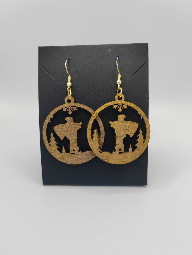 Boucles d&#039;oreille boule &quot;Santa&quot;