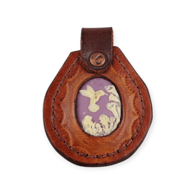 Pendentif colibri rond