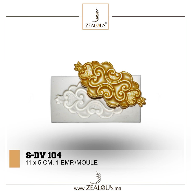 S-DV104 Cake Chocolate and Fondant Silicon Moulds