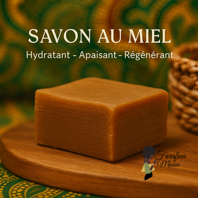 Savon au Miel – Hydratant & Apaisant | 225g | Fait main