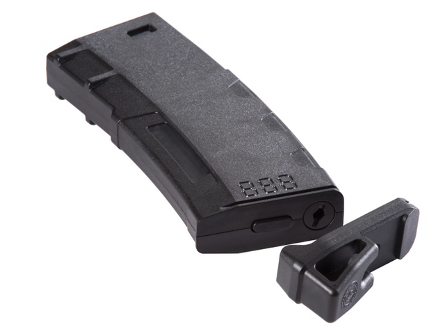 Chargeur Mid-cap Speed 130 billes pour M4 AEG Marque Lancer Tactical 