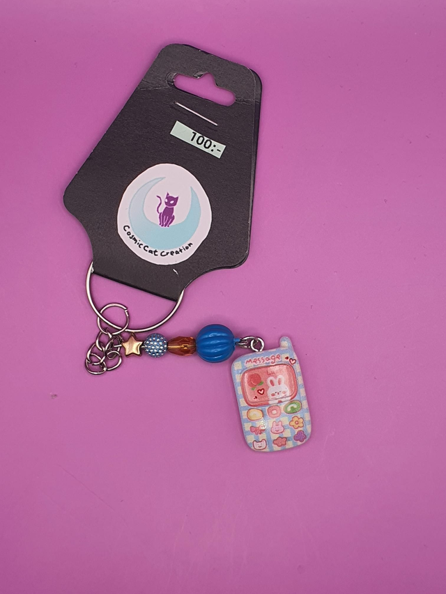Keychain Mobile Blue 