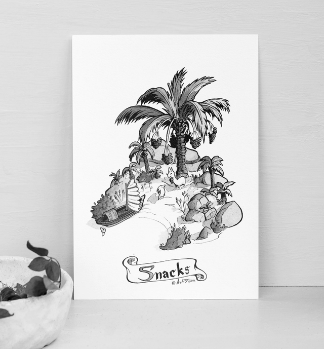 îles fantasy - L'aventure du Lama - Illustrations à l'unité