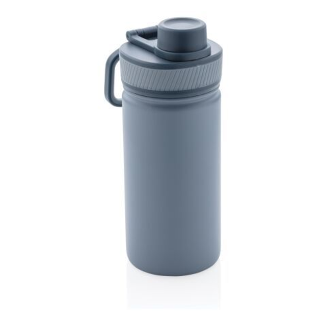 Vacuum stainless steel bottle with sports lid 550ml