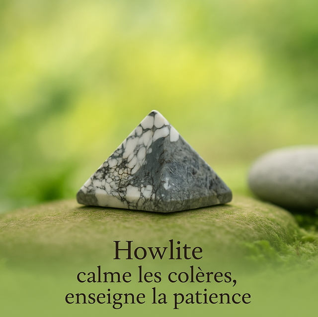 Pyramide Howlite 