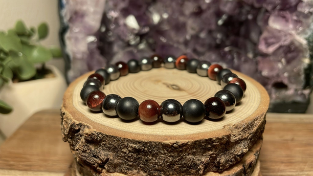 Bracelet TRIPLE PROTECTION 8mm HOMME