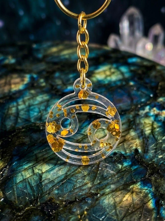 Porte clés Signe Astrologique OR