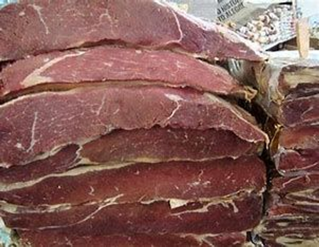 Charque Ponta de agulha (beef jerky) sottovuoto