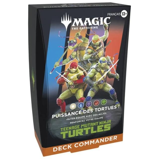 HASBRO France Commmander Deck - Magic The Gathering - Teenage Mutant Ninja Turtles