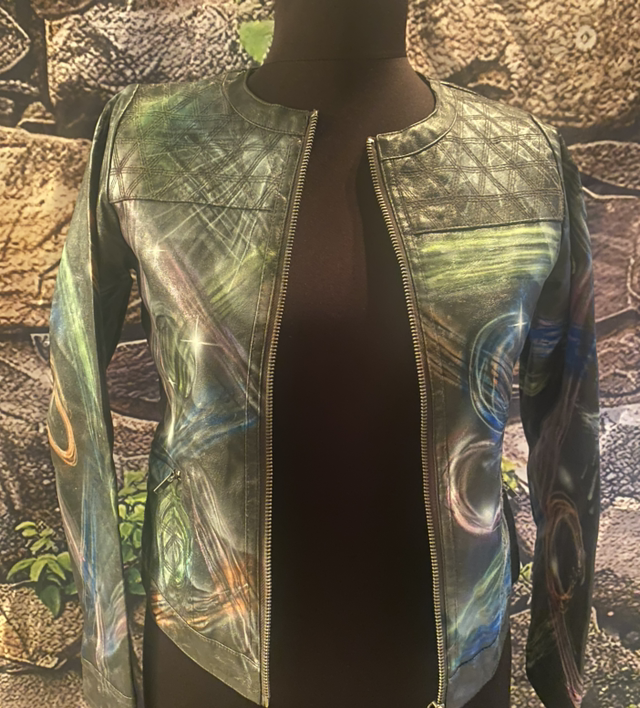 Lederjacke COLOURS KIDS !!UNIKAT!!