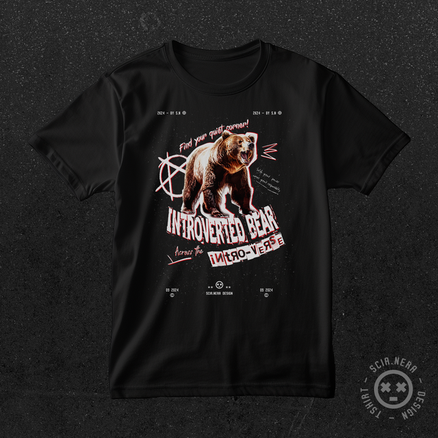 Introverted Bear - Tshirt