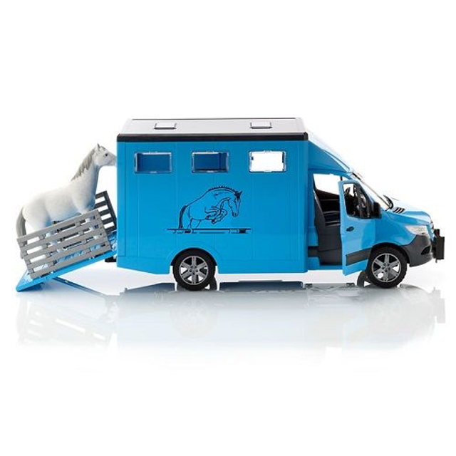 Bruder 02674 camion Mercedes Benz sprinter cheval 