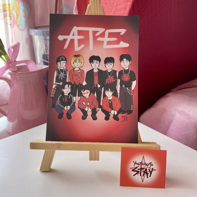 Lot Fanart STRAY KIDS ATE et Sticker STAY