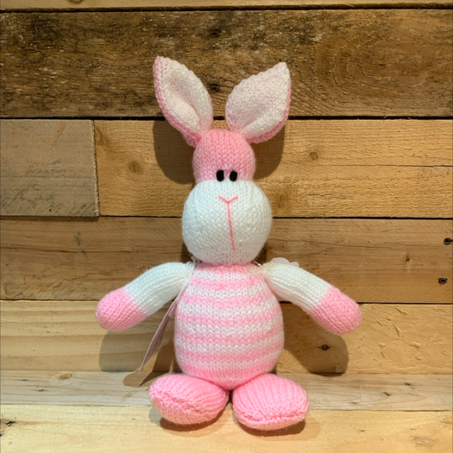 Hand Knitted Marshmallow Bunny 
