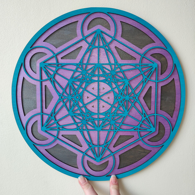 Metatron 3D en Bois