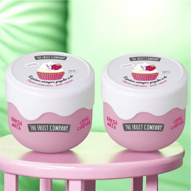 Crème corporelle fraise&amp;chantilly X2