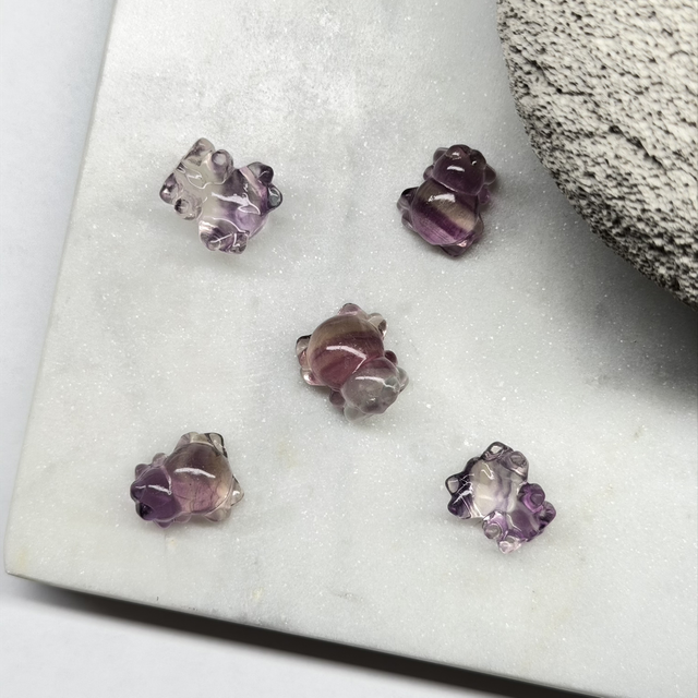 Mini Fluoritt Edderkopp