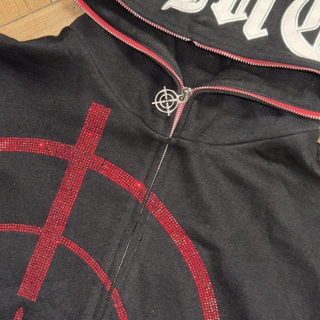 Named Collective Rhinestone Hoodie - M