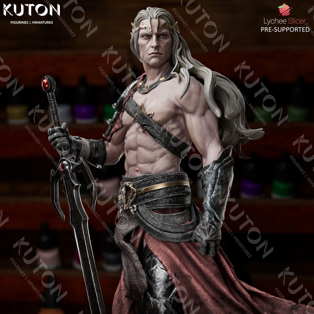 STATUE ELRIC de MELNIBONE série heroic fantasy
