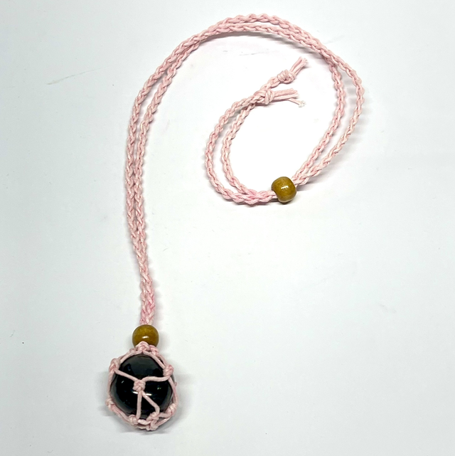 Adjustable Necklace - Light Pink 