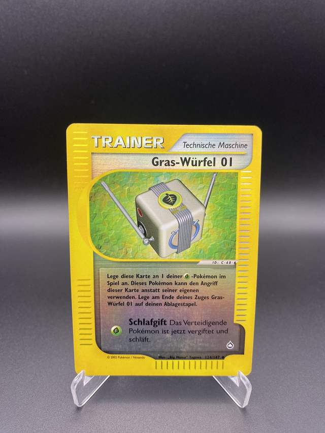 Gras-Würfel 01 (124/147) Aquapolis - Good - DE - Reverse Holo