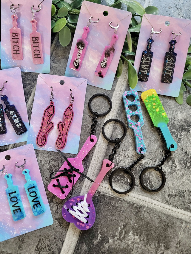 Paddle Keychains – Kink Inspired Alt Keyring Accessories with Attitude