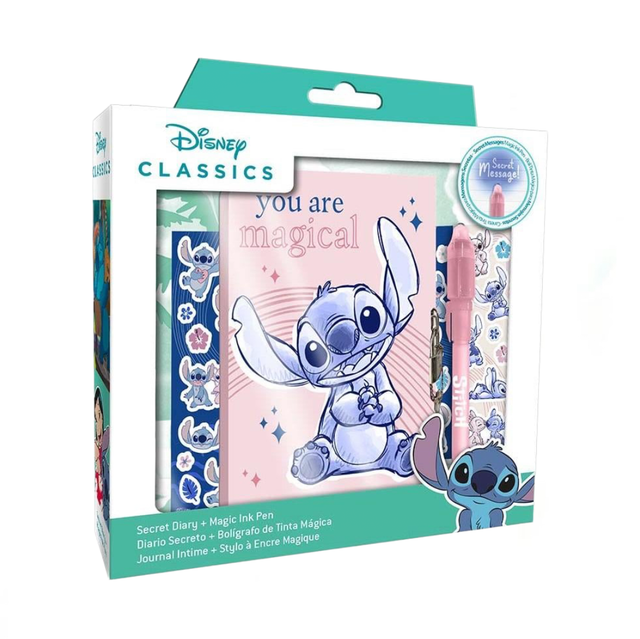 STITCH SECRET DIARY AND PEN SET