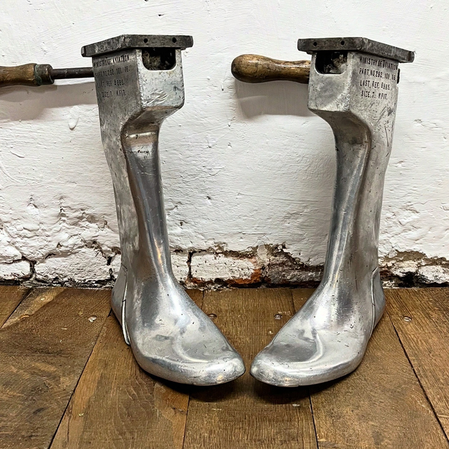 Ministry Of Aviation 1930’s Aluminium Aviation Boot Moulds