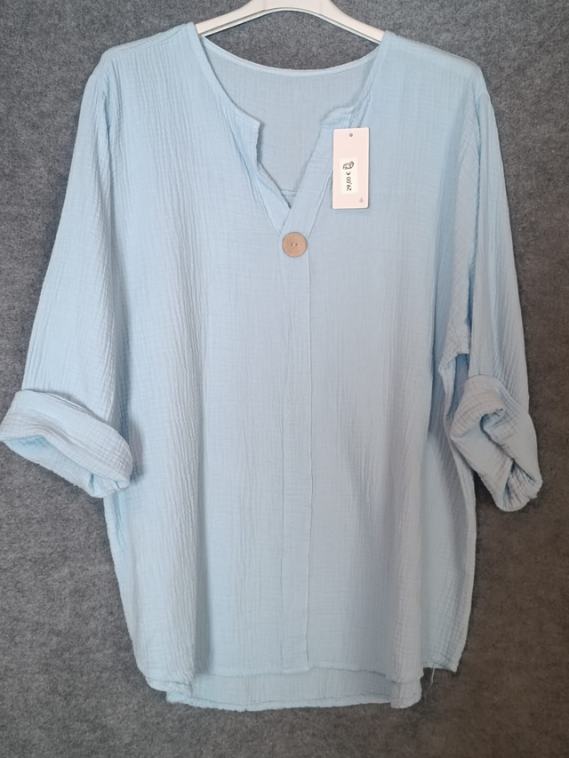 Luftige Musselinbluse – Stilvoll und bequem zugleich!