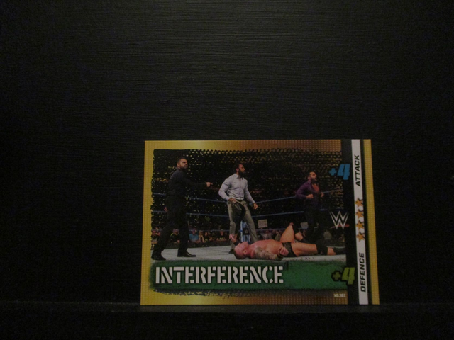 Interference - Boosts Slam Attax 10th Edition Original Trading Card #361