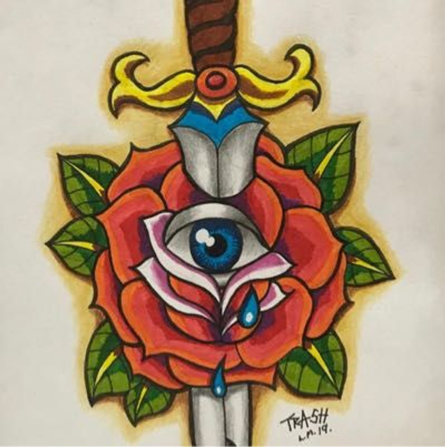 Rose &amp; Dagger Limited Edition Print