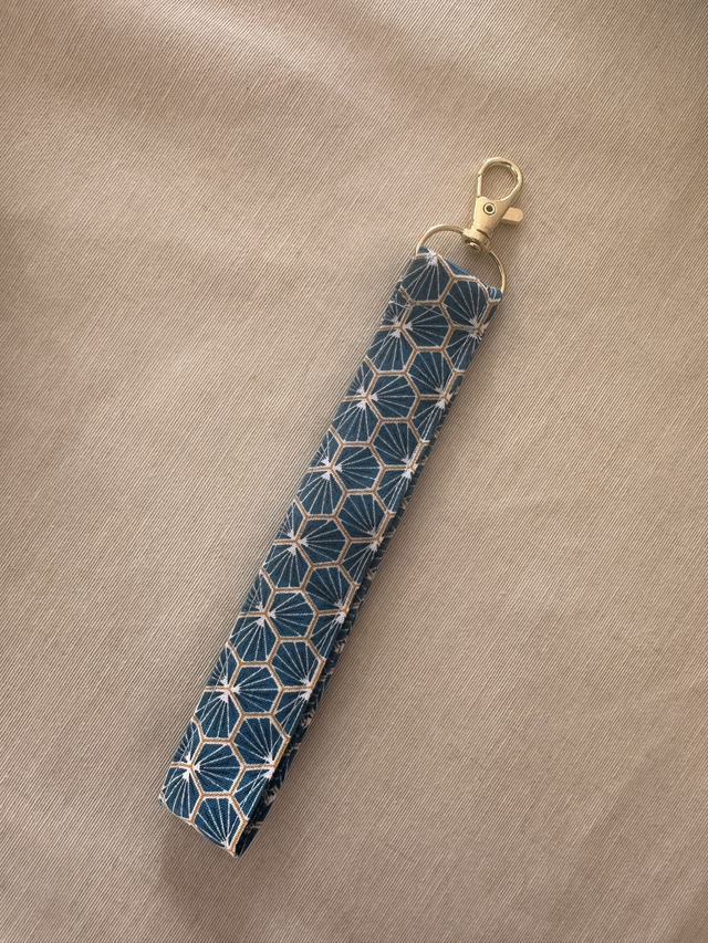 Porte clé dragonne à motif