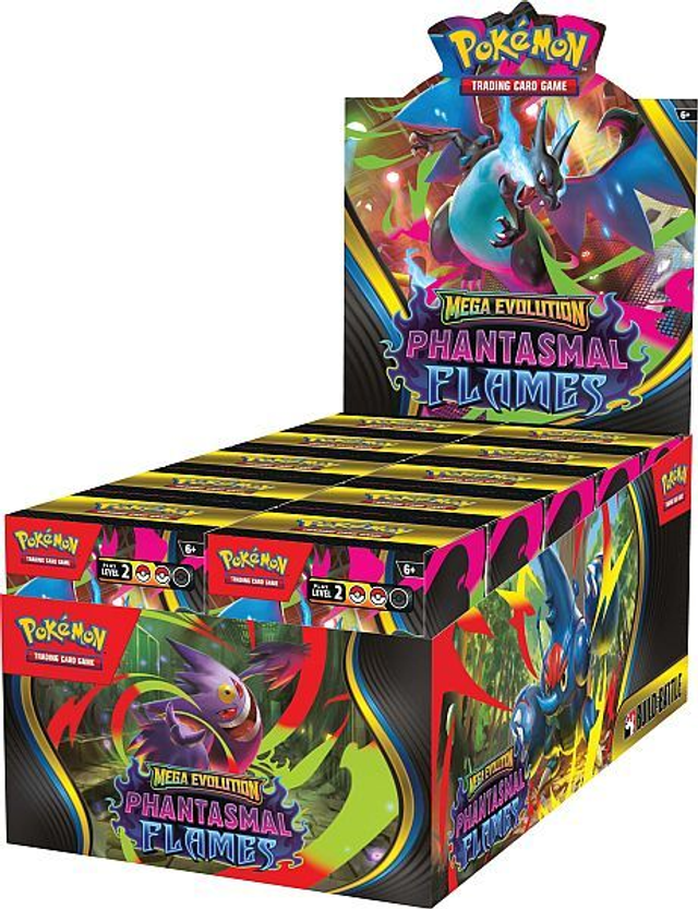 Pokemon Trading Card Game: Phantasmal Flames Build & Battle Box Display (10x Boxes) ENGLISH
