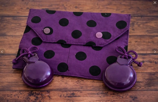Etui castagnettes simili ou Tissu