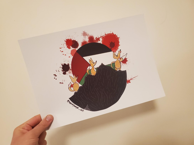 &quot;War on Gaza&quot; Art Print