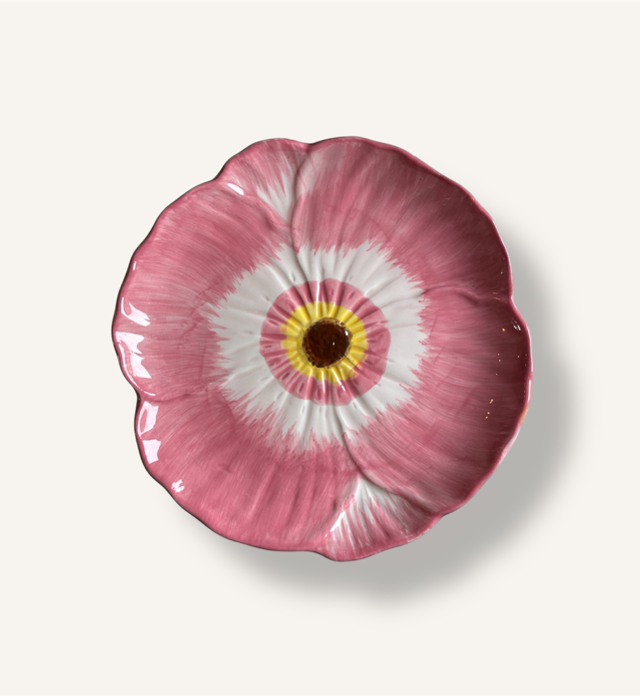 Pink Poppy Plate