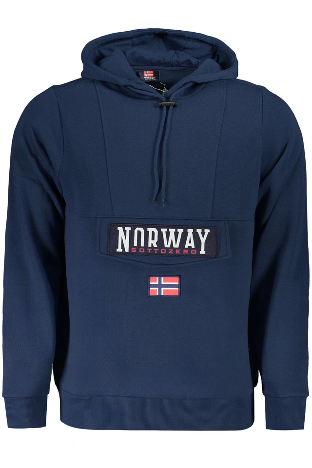 NORWAY 1963 FELPA SENZA ZIP UOMO BLU