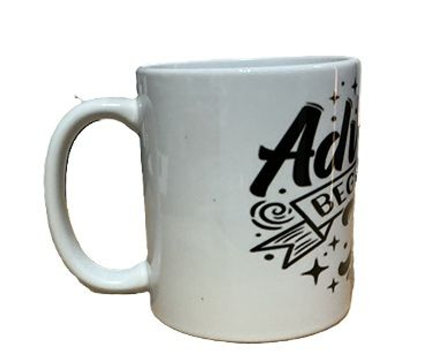 Morning Tea 11oz White - personalized ceramic mugs.