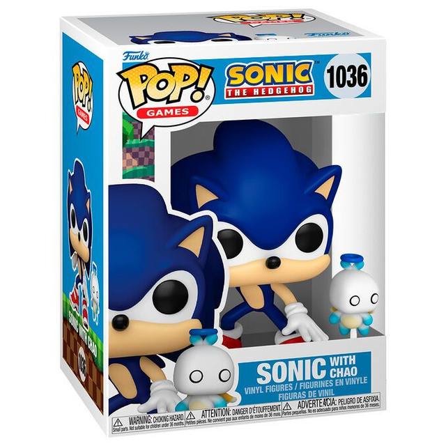 Funko -  Sonic The Hedgehog with Chao 9cm POP!