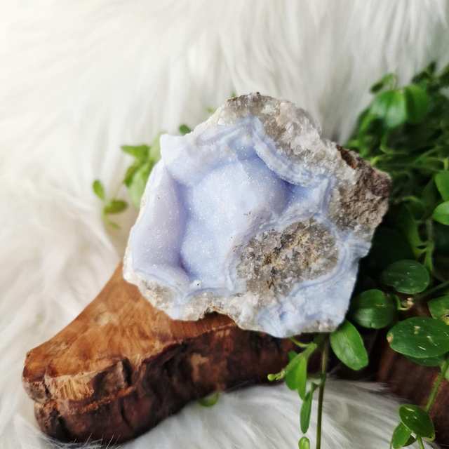 Large Blue Lace Agate Cluster 