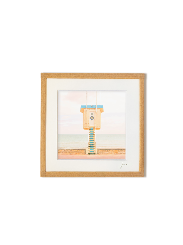 Poste de secours - tirage photo encadré 